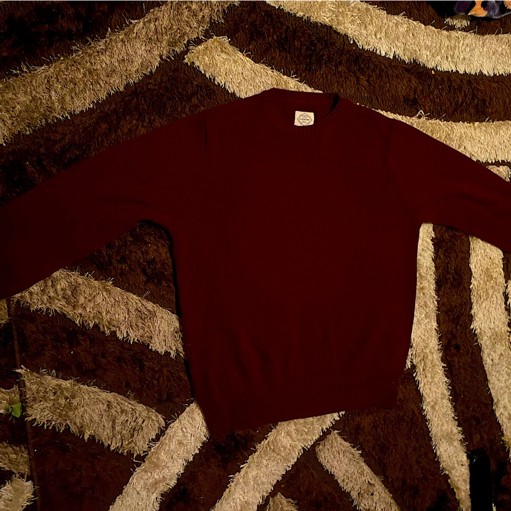 Red mid sweater St. John’s bay men’s